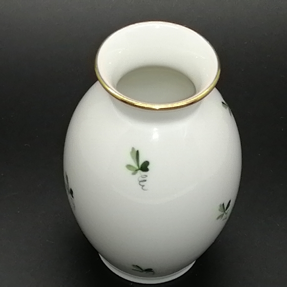 SOLD.           VTG. Augarten Wien Austria Bud Vase St. Patrick's - Picture 3 of 12